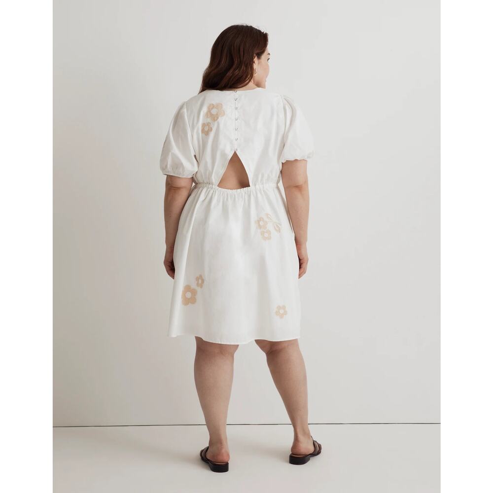 Madewell Plus Annamarie Embroidered Mini Dress - Picture 2 of 10
